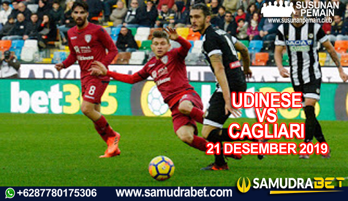 Prediksi Udinese vs Cagliari 21 Desember 2019