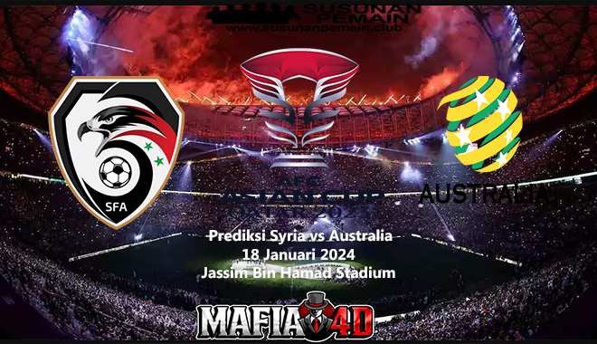 Prediksi Syria vs Australia 18 Januari 2024 Piala Asia